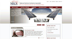 Desktop Screenshot of neca-web.org