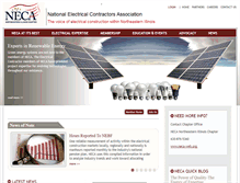 Tablet Screenshot of neca-web.org